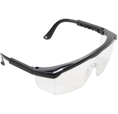 BGS Brýle ochranné s nastavitelným třmenem, transparentní