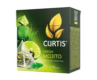 Curtis zelený čaj Fresh Mojito pyramidové sáčky 20 x 1.8 g