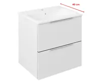 SAPHO CIRASA umyvadlová skříňka 48x54x39cm, bílá lesk