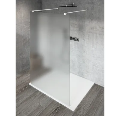 GELCO VARIO WHITE jednodílná sprchová zástěna do prostoru, matné sklo, 1100 mm