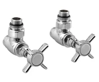 SAPHO STAR připojovací sada ventilů ruční rohová, chrom SAPHO STAR připojovací sada ventilů ruční rohová, chrom