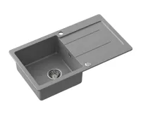 SAMONA Granitový vestavný dřez s odkapem, 77x44cm, šedá SAMONA Granitový vestavný dřez s odkapem, 77x44cm, šedá