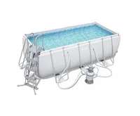 Bestway Bazén Power Steel Frame 4,12 x 2,01 x 1,22 m - 56457 Bestway Bazén Power Steel Frame 4,12 x 2,01 x 1,22 m - 56457