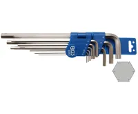 BGS Klíče imbus 1,5-10 mm, speciální profil, 9 dílů