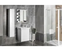 AQUALINE ZOJA umyvadlová skříňka 50,5x63x37,1cm, bílá (3)