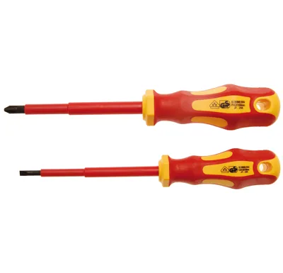 BGS Šroubovák plochý 4 mm, křížový PH2, VDE
