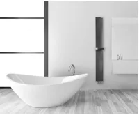 RIDEA OTHELLO MONO SLIM hliníkové otopné těleso 300x1890mm, černá mat (5)