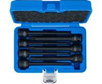 BGS Hlavice zástrčné, tvrzené, sada, délka 150 mm, 12,5 mm (1/2"), vnitřní šestihran 5 - 14 mm (3)