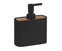 GEDY NINFEA dávkovač mýdla na postavení, černá/bambus GEDY NINFEA dávkovač mýdla na postavení, černá/bambus