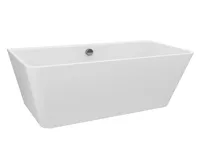 POLYSAN LIBERTA D nástěnná stojící vana 170x78x60cm, bílá