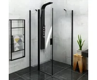 POLYSAN ZOOM BLACK obdélníkový sprchový kout 1000x900mm L/P varianta (3)