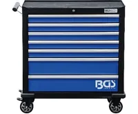 BGS Dílenský vozík XL, 7 zásuvek, prázdný (2)