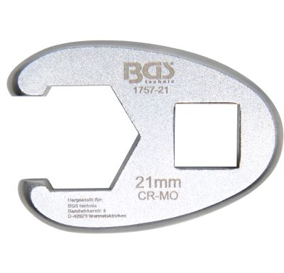 BGS Klíč plochý otevřený 1/2" 21 mm