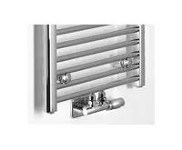 AQUALINE ALYA otopné těleso rovné 400x1188mm, středové připojení, chrom (1)