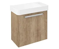 SAPHO LATUS VIII umyvadlová skříňka 51x50x28cm, dub alabama