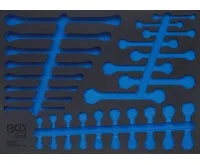 BGS Vložka do dílenského vozíku 3/3, prázdná, pro 4016