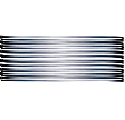 BGS Vázací pásek 7,6 x 500 mm, černý, 20 ks