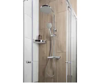AQUALINE LIGA sprchový sloup s termostatickou baterií, chrom (4)