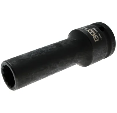 BGS Hlavice úderová 3/4" 17mm, 12 hran, prodloužená