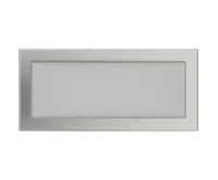 HS Flamingo Krbová mřížka 17x37 BASIC broušený chrom