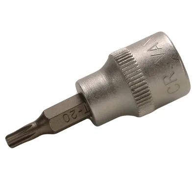 BGS Hlavice zástrčná 3/8" pro T-profil T20, s vrtáním