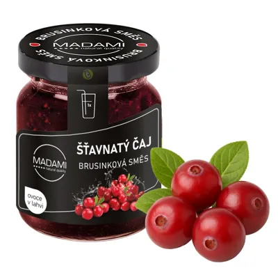 MADAMI s.r.o. Šťavnatý čaj Madami Brusinková směs 55g