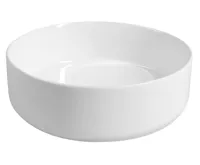 ISVEA INFINITY ROUND keramické umyvadlo na desku, průměr 36cm, bílá (5)