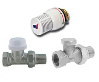 1/2&quot; Přímá sada připojení radiátoru s termostatickou hlavicí SENSO