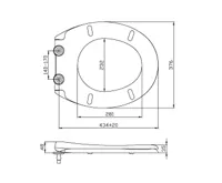 AQUALINE SOFIA WC sedátko, Soft Close, Easy Take, bílá (9)