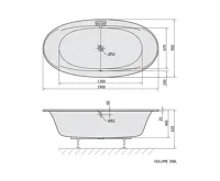 POLYSAN STADIUM oválná vana 190x95x46cm, bílá (5)