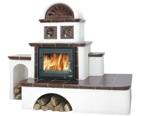 ABX Glasgow -Kachlová pec levá zelená | AKCE Zdravá láhev 0,7l