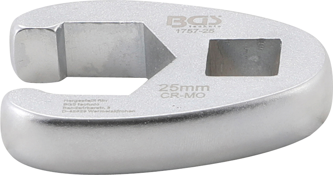 Bgs klíč plochý otevřený, 12.5 mm (1/2") , 25 mm