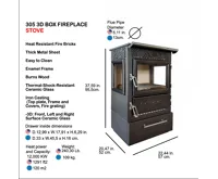 CALISKAN Krbová kamna UNA 3D-BOX (7)