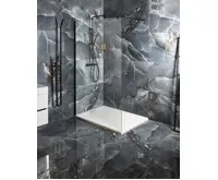 GELCO VARIO BLACK jednodílná sprchová zástěna k instalaci ke stěně, čiré sklo, 1200 mm (4)