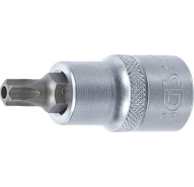 BGS Hlavice nástrčná 1/2" pro T-profil T45 x 53 s vrtáním