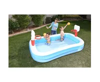 Bestway 54122 Dětský bazén basketball 251 x 168 x 102 cm (1)