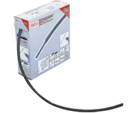 BGS Teplem smrštitelná trubička v krabici, černá, O 5 mm, 6 m