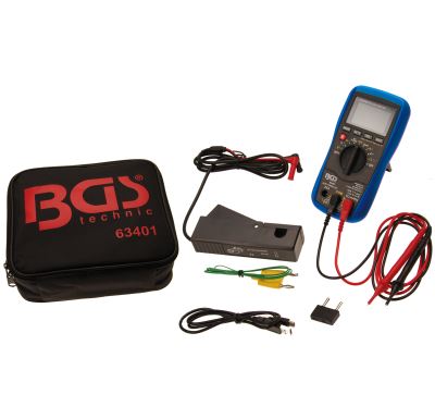 BGS Multimetr s USB připojením, speciálně pro autoservis