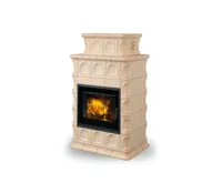 Hein Kachlová kamna HEIN s teplotním výměníkem BARACCA 3 TV - s teplovodním výměníkem (1)