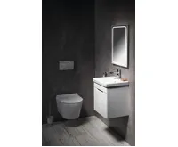 SAPHO CITY keramické umyvadlo hranaté 40x35cm, bílá (3)