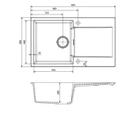 Reginox Amsterdam 860.0 Black metalic (silvery) (8)
