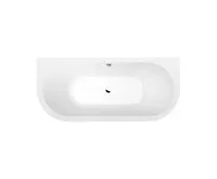 POLYSAN VIVA D MONOLITH nástěnná stojící vana 180x75x60cm, bílá (1)