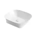 Umyvadlo na desku bez přepadu, 400x400x105 mm, čtvercové, keramické Umyvadlo na desku bez přepadu, 400x400x105 mm, čtvercové, keramické