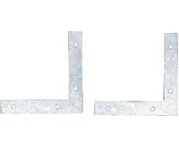 BGS Plech spojovací ve tvaru L, 150 x 150 x 25 x 2 mm, sada 2 dílů (2)