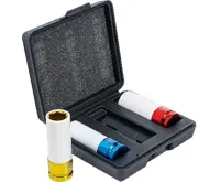 BGS Hlavice nástrčné,  12,5 mm (1/2"), 17 / 19 / 21 mm, 3dílná sada (1)