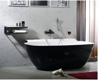 SAPHO SPY nástěnná vanová baterie, černá mat (4)