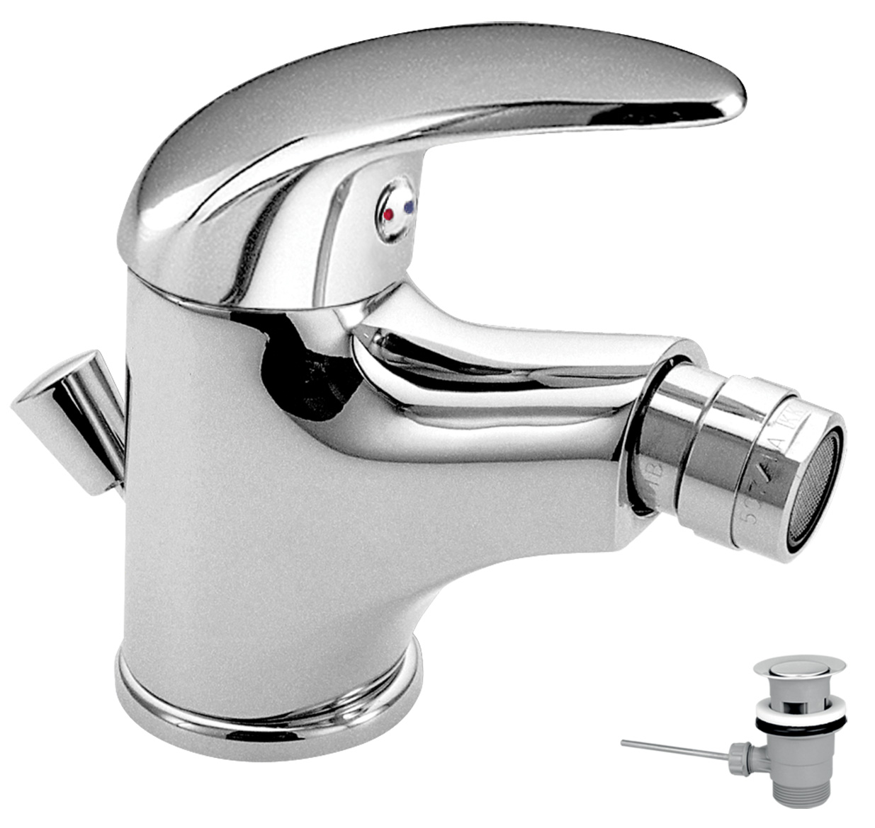 Novaservis bidetová baterie s výpustí metalia 55 chrom - 55011,0
