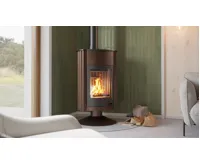 HS Flamingo Krbová kamna MASTERFLAMME ® Grande II, hnědá - sametová (21)