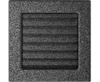 HS Flamingo Krbová mřížka 17x17 BASIC staré stříbro s žaluzií