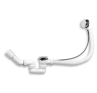 NOVASERVIS Automatická vanová výpusť, vanový sifon 50, chrom - 486,0